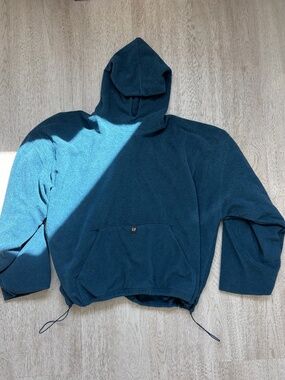 Yeezy Gap Engineered by Balenciaga Polar Fleece Padded Hoodie – Navy – Medium